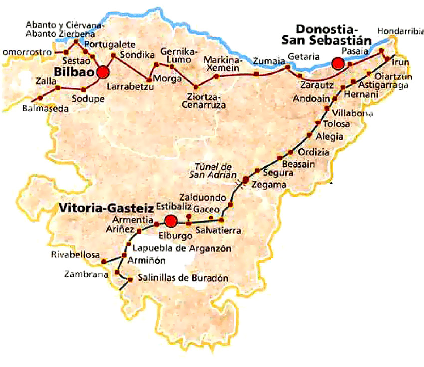 Caminos compostelanos a su paso por Gipuzkoa